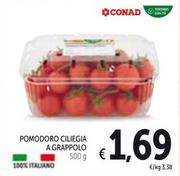 Offerta per Pomodoro Ciliegia A Grappolo a 1,69€ in Spazio Conad