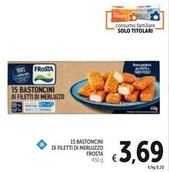 Offerta per Frosta - 15 Bastoncini Di Filetti Di Merluzzo a 3,69€ in Spazio Conad