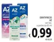Offerta per Az - Dentifricio a 0,99€ in Spazio Conad