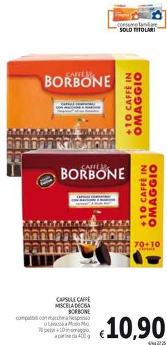 Offerta per Caffe Borbone - Capsule Miscela Decisa a 10,9€ in Spazio Conad