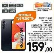Offerta per Samsung - Smartphone Galaxy A14 a 159€ in Spazio Conad