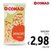 Offerta per Conad - Arachidi a 2,98€ in Spazio Conad