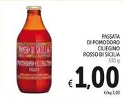 Offerta per Rosso Di Sicilia - Passata Di Pomodoro Ciliegino a 1€ in Spazio Conad