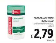 Offerta per Borotalco - Deodorante Stick a 2,79€ in Spazio Conad