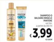 Offerta per Pantene - Shampoo O Balsamo Miracle a 3,99€ in Spazio Conad
