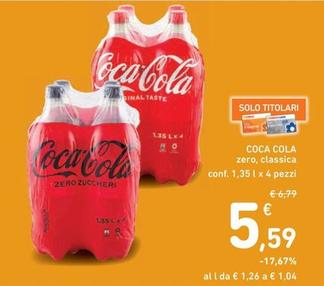 Offerta per Coca Cola - Zero a 5,59€ in Spazio Conad