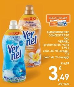 Offerta per Vernel - Ammorbidente Concentrato Xxl a 3,49€ in Spazio Conad