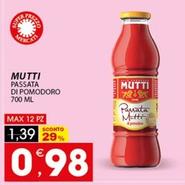 Offerta per Mutti - Passata Di Pomodoro a 0,98€ in Mercati di Città