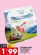 Offerta per Bayernland - Mozzarella Valfiorita a 1,99€ in Mercati di Città