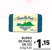 Offerta per De Paoli - Burro a 1,15€ in Ok Market