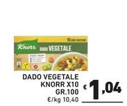 Offerta per Knorr - Dado Vegetale a 1,04€ in Ok Market