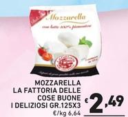 Offerta per I Deliziosi - Mozzarella La Fattoria Delle Cose Buone a 2,49€ in Ok Market