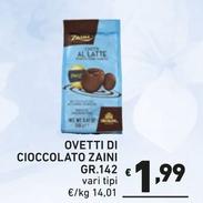 Offerta per Zaini - Ovetti Di Cioccolato a 1,99€ in Ok Market