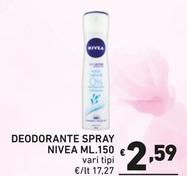 Offerta per Nivea - Deodorante Spray a 2,59€ in Ok Market