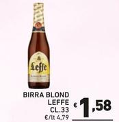 Offerta per Leffe - Birra Blond a 1,58€ in Ok Market