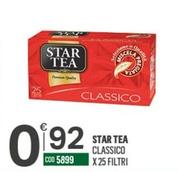 Offerta per Star - Tea Classico a 0,92€ in Tutto Risparmio Cash&Carry