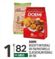 Offerta per Doemi - Biscotti Integrali / Pastarelle Classiche / Integrali a 1,82€ in Tutto Risparmio Cash&Carry