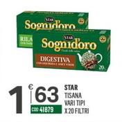 Offerta per Star - Tisana a 1,63€ in Tutto Risparmio Cash&Carry