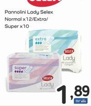 Offerta per Selex - Pannolini Lady Normal a 1,89€ in Famila Market