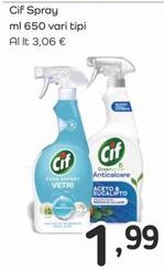 Offerta per Cif - Spray a 1,99€ in Famila Market