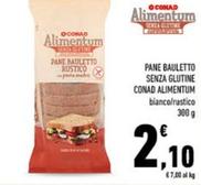 Offerta per Conad - Alimentum Pane Bauletto Senza Glutine a 2,1€ in Conad