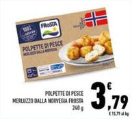 Offerta per Frosta - Polpette Di Pesce Merluzzo Dalla Norvegia a 3,79€ in Conad