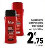 Offerta per Intesa - Pour Homme Bagno Doccia Shampoo  a 2,75€ in Conad