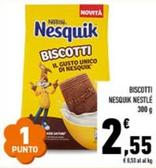 Offerta per Nestlè - Biscotti Nesquik a 2,55€ in Conad