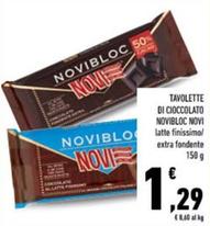 Offerta per Novi - Tavolette Di Cioccolato Bloc a 1,29€ in Conad