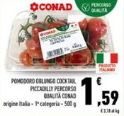 Offerta per Conad - Pomodoro Oblungo Cocktail Piccadilly Percorso Qualità a 1,59€ in Conad