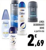 Offerta per Dove - Linea Deodoranti a 2,69€ in Conad