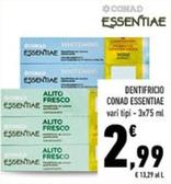 Offerta per Conad - Essentiae Dentifricio a 2,99€ in Conad