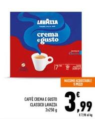 Offerta per Lavazza - Caffè Crema E Gusto Classico a 3,99€ in Conad