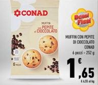 Offerta per Conad - Muffin Con Pepite Di Cioccolato a 1,65€ in Conad