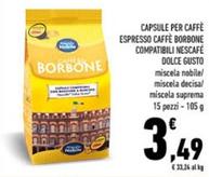 Offerta per Caffe Borbone - Capsule Per Caffè Espresso Compatibili Nescafé Dolce Gusto a 3,49€ in Conad
