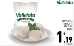 Offerta per  Vallelata - Mozzarella Fiordilatte  a 1,19€ in Conad