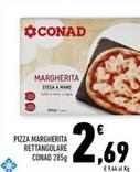 Offerta per  Conad - Pizza Margherita Rettangolare  a 2,69€ in Conad