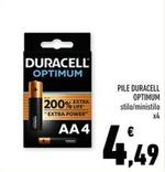 Offerta per  Duracell - Pile Optimum  a 4,49€ in Conad