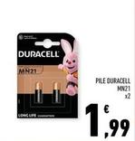 Offerta per  Duracell - Pile MN21  a 1,99€ in Conad
