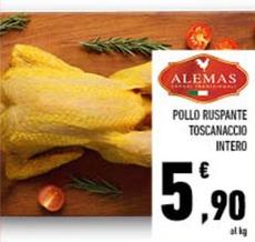 Offerta per Alemas - Pollo Ruspante Toscanaccio Intero a 5,9€ in Conad City