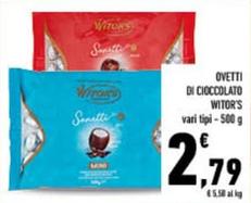 Offerta per Witor's - Ovetti Di Cioccolato a 2,79€ in Conad City