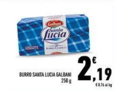 Offerta per Galbani - Burro Santa Lucia a 2,19€ in Conad City