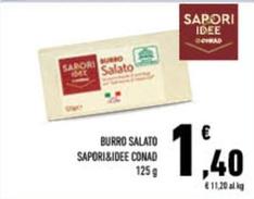 Offerta per Conad - Burro Salato Sapori&Idee a 1,4€ in Conad City