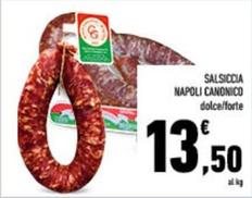 Offerta per Salsicce a 13,5€ in Conad City