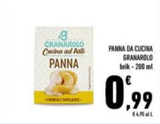 Offerta per Granarolo - Panna Da Cucina a 0,99€ in Conad City