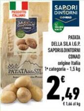 Offerta per Conad - Patata Della Sila I.G.P. Sapori&Dintorni a 2,49€ in Conad City