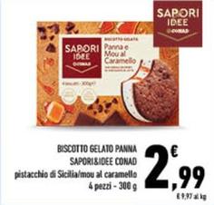 Offerta per Conad - Biscotto Gelato Panna Sapori&Idee a 2,99€ in Conad City