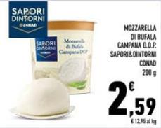 Offerta per Conad - Mozzarella Di Bufala Campana D.O.P. Sapori&Dintorni  a 2,59€ in Conad City