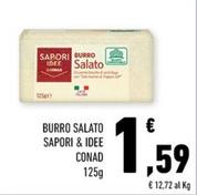 Offerta per Conad - Burro Salato Sapori & Idee a 1,59€ in Conad City