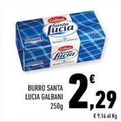 Offerta per Galbani - Burro Santa Lucia a 2,29€ in Conad City